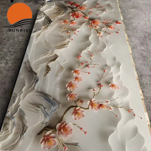 Panneau mural auto-adhésif 3D en PVC imitation carbone UV, imperméable, pour la décoration de la <span class=keywords><strong>cuisine</strong></span> et de la salle de bain - Product Image 3