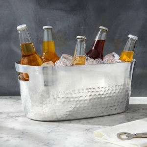 Seau à bière pour décoration de fête intérieure et extérieure 2024 Refroidisseur à vin en métal fait à la main de qualité supérieure pour décoration de mariage best-seller - Product Image 2