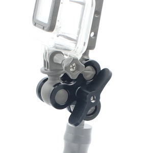 FEICHAO Bola de aleación de aluminio abrazadera de buceo soporte Cámara subacuática accesorios de fotografía para <span class=keywords><strong>Gopro</strong></span> para Insta360 para DJI Action - Product Image 6
