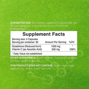 Pil Pemutih <span class=keywords><strong>Glutathione</strong></span> OEM Grosir 2000mg <span class=keywords><strong>Glutathione</strong></span> Suplemen Pencerah Kulit Efektif untuk Flek Hitam Melasma - Product Image 6