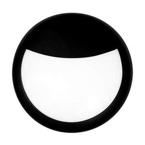 Lámpara de pared LED redonda, tipo B, en color negro, ajuste de CCT, ideal para iluminación decorativa y funcional. - Product Image 1