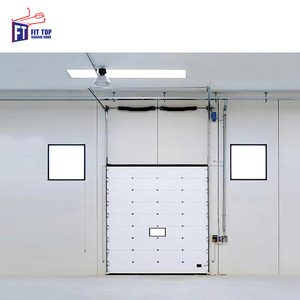 <span class=keywords><strong>Porte</strong></span> élévatrice de design industriel <span class=keywords><strong>Porte</strong></span> de <span class=keywords><strong>garage</strong></span> à grande section avec isolation thermique pour usines, garages, portes industrielles finies - Product Image 4