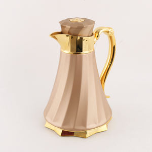 กระติกน้ำร้อนเก็บอุณหภูมิแบบหรูหรา สไตล์ดัลลาห์ สีทอง ขนาด 700 มล. 1000 มล. ยี่ห้อเมย์ฟลาวเวอร์ สำหรับโรงแรมและร้านอาหาร - Product Image 2
