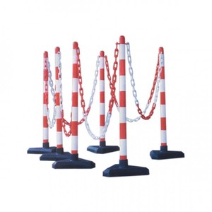WB510B Bollard d'avertissement délinéateur de sécurité routière PE Post avec de l'eau pour augmenter le poids - Product Image 5