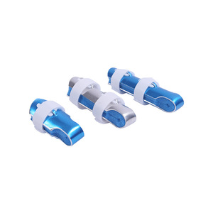 Leyubang Finger Splint Adjustable Aluminum Alloy Blue White U Shape Orthopedic Brace Rehabilitation Support Unisex - Product Image 1