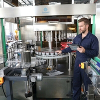 Nouvelle machine d'étiquetage automatique numérique électrique pour bouteilles de boissons de qualité alimentaire avec étiqueteuse à film OPP pour bouteilles en verre de plusieurs tailles