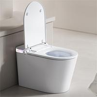 Toilettes intelligentes haut de gamme avec bidet intégré et télécommande pour les maisons de luxe