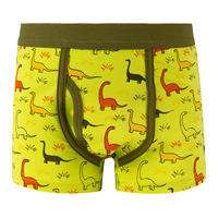 Calzoncillos para Niños, Paquetes Múltiples, Suaves y Transpirables, de Algodón, con Diseño de Dinosaurios, Camiones y Tiburones, para Bebés, Niños Pequeños, Sin Etiquetas, Ecológicos