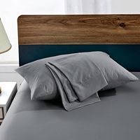 Vente en gros 100% coton 60*60/200*98 lot de 4 pièces de literie textile pour la maison lot de draps de lit drap-housse pour la maison