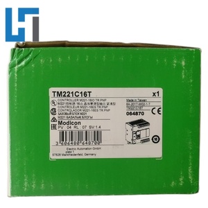 โมดูล PLC รุ่นใหม่ TM221C16T คอนโทรลเลอร์ M221 16 IO ทรานซิสเตอร์ PNP คอนโทรลเลอร์แบบตั้งโปรแกรมได้ มีสินค้าในคลังสินค้า จัดส่งรวดเร็ว - Product Image 1