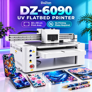เครื่องพิมพ์ยูวีแบบแท่นราบ รุ่นใหม่ 6090 พร้อมหัวพิมพ์ XP600/I3200 กล้อง CCD สำหรับพิมพ์อะคริลิก ไม้ แก้ว โลหะ - เครื่องพิมพ์อิงค์เจ็ทยูวี A1 กึ่งอัตโนมัติ - Product Image 1