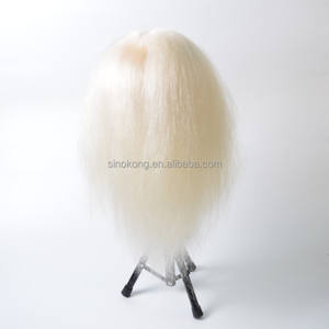 Tête de mannequin d'entraînement 100 % Yaki blanche <span class=keywords><strong>pour</strong></span> <span class=keywords><strong>coiffeur</strong></span>, vente en gros - Product Image 6