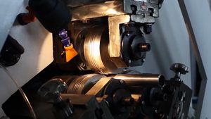 Máquina de laminación de rosca de barra de acero automática de 50-160MM, Motor de roscado cónico de barra de refuerzo, caja de cambios, aplicación de rosca de tornillo de tubo - Product Image 2