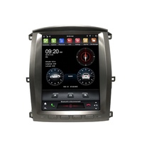 Écran vertical de 12.1 pouces Android Gps 4 + 64 Go Carplay Dsp autoradio multimédia stéréo pour Toyota LAND CRUISER 100/LC100 2003-2007