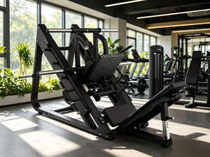 เครื่องฝึกกล้ามเนื้อขาแบบ Heavy Load Leg Press Hack Squat Combo Station พร้อมแท่นขนาดใหญ่ สำหรับออกกำลังกายส่วนล่าง เหมาะสำหรับยิมและฟิตเนสเซ็นเตอร์ - Product Image 3