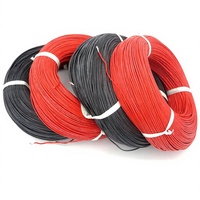 Câble électrique flexible en silicone HONGPAI VDE H05SS-F à conducteurs en cuivre toronné, 300/500V, haute température, pour chauffage