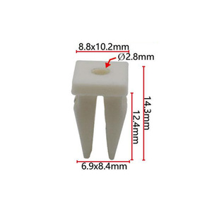 Soporte de tornillo de plástico Smooth Sailing K18 para coches Hyundai Kia, clip de sujeción automático - Product Image 2