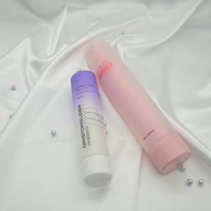 Tubo exprimidor de loción <span class=keywords><strong>2</strong></span> en 1 de doble capa, 50ml, limpiador Facial, tubo exprimidor cosmético suave, tubos de doble cámara - Product Image 1