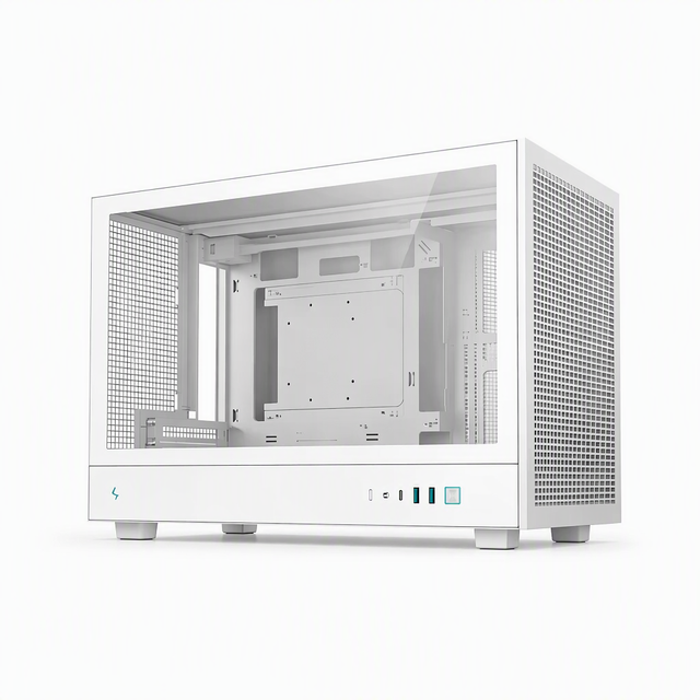TZR Custom Sheet Metal Fabrication Services Desktop Computer Case Enclosure Frame Mesh Panel Bending Punching Coating Factory