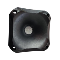 Tweeter audio extérieur étanche en plastique carré de 4,5 pouces avec diaphragme en résine pour dissuasion d'oiseaux (type nid d'hirondelle) professionnel 102 dB