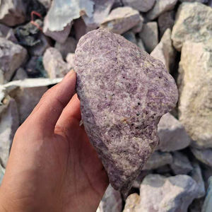 Pietre Grezze di Lilla all'Ingrosso, Cristalli Naturali di <span class=keywords><strong>Lepidolite</strong></span> per Guarigione e Decorazione Feng Shui - Product Image 5