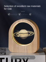 Lampe de Lune LED 3D pour Cadeau d'Anniversaire, Système Solaire de Nuit, Décoration de Table et de Bureau, Éclairage en Cristal