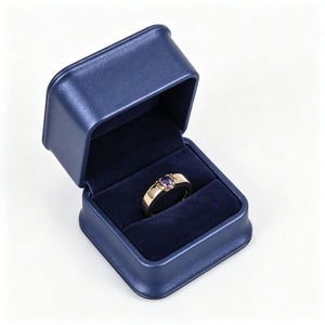 Elegant Private Label Leather Ring <b>Box</b> Factory Bulk Personalized <b>Wedding</b> Jewelry Packaging <b>Box</b> Wholesale for Global Jewelers - Product Image 4
