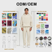 BRLOOTE Sweat à capuche d'hiver personnalisé effet vieilli Streetwear Coupe ample Impression numérique unie Non-tissé 100% Coton Coupe-vent