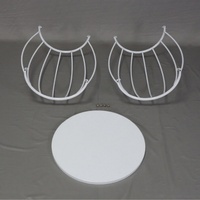 Ensemble de socles modernes en forme de lanterne, en métal, pour table de présentation de mariage, socles blancs et noirs pour la décoration d'événements et de fêtes