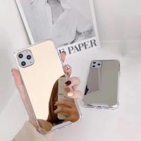 Funda para Teléfono con Espejo de Maquillaje para iPhone 18 Pro 17 16 15, Funda Brillante con Espejo para iPhone 18 Pro Max