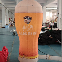 Chopes à bière gonflables géantes réalistes, modèles publicitaires personnalisables pour événements et décorations – Vente flash
