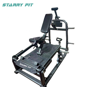 Máquina de Ejercicios para Gimnasio, Máquina de Remo con Placas de Peso, Brazos de Acero y Extensión de Espalda, Uso Comercial - Product Image 3