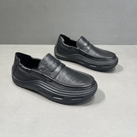 Mocassins rétro tendance printemps 2026, respirants, absorbant les chocs, confortables, en daim de vache, style britannique, pour affaires