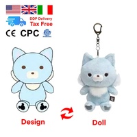 Peluches Personnalisées Douces pour Bébés et Enfants, Fabrication ODM, Oursons, Requins, Kawaii, Kpop, Jouets en Peluche sur Mesure pour Enfants
