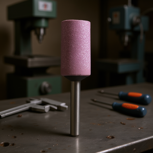 Meule cylindrique en céramique 10x10 mm avec tige de 6 mm pour le meulage de précision - Product Image 3