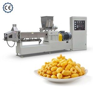 Mesin Ekstruder Snack Beras Jagung Kecil, Mesin Pembuat Sereal Bayi, Mesin Pengembang Gandum, Mesin Beras Mengembang, Mesin Snack Mengembang Otomatis - Product Image 1