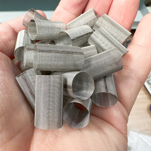 ThinKinGee Mini Frantumatore con Piastra <span class=keywords><strong>Setaccio</strong></span> - Lunghezza 21cm, Cestello Filtrante in Rete Metallica ad Alta Efficienza in Acciaio Inossidabile 304 316 316L - Product Image 5