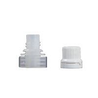 Capuchon à vis en plastique avec couvercle torsadé, pour pochette de gelée, sac Doypack, bouteilles sans déversement