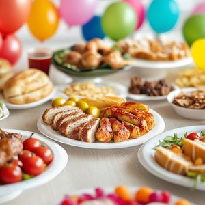 Assiettes en bagasse de canne à sucre robustes à <span class=keywords><strong>trois</strong></span> <span class=keywords><strong>compartiments</strong></span> de grande taille pour barbecues et buffets, offrant une grande capacité pour les aliments - Product Image 6
