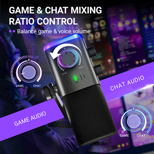 ไมโครโฟนบันทึกเสียง <span class=keywords><strong>FIFINE</strong></span> AM9 RGB Dynamic XLR/<span class=keywords><strong>USB</strong></span> Type-<span class=keywords><strong>C</strong></span> พร้อมปุ่มปิดเสียง/ปรับระดับเสียง สำหรับพีซี สตรีมมิ่ง สตูดิโอ ไมโครโฟนระดับมืออาชีพ - Product Image 4