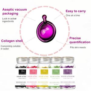 Fábrica Abastecimento Nutrição Suplemento Cabelo Vitamina Soro Queratina Complexo Hair Care Óleo Essencial Cápsulas para Cabelos Frizzy Secos - Product Image 4