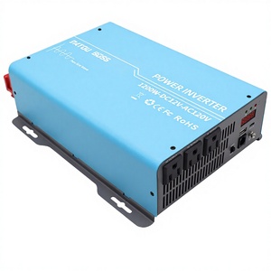 Convertisseur de courant solaire double 2200W 60Hz 12V 110V pour voiture, onduleur à onde sinusoïdale <span class=keywords><strong>pure</strong></span> avec télécommande - Product Image 2