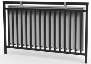 Sistema de Montaje de Paneles Solares Fotovoltaicos para Balcón de Apartamento, Sistema de Montaje de Paneles Solares en Pared para Balcón - Product Image 4