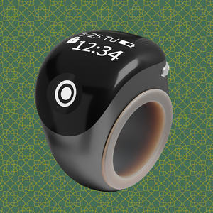 Nouvel arrivage S8 <span class=keywords><strong>Pro</strong></span> Smart Tasbih Counter Ring avec APP OLED HD Display 3 tailles Affichage <span class=keywords><strong>de</strong></span> l'<span class=keywords><strong>heure</strong></span> Rappel <span class=keywords><strong>de</strong></span> prière Smart <span class=keywords><strong>Muslim</strong></span> Ring - Product Image 1