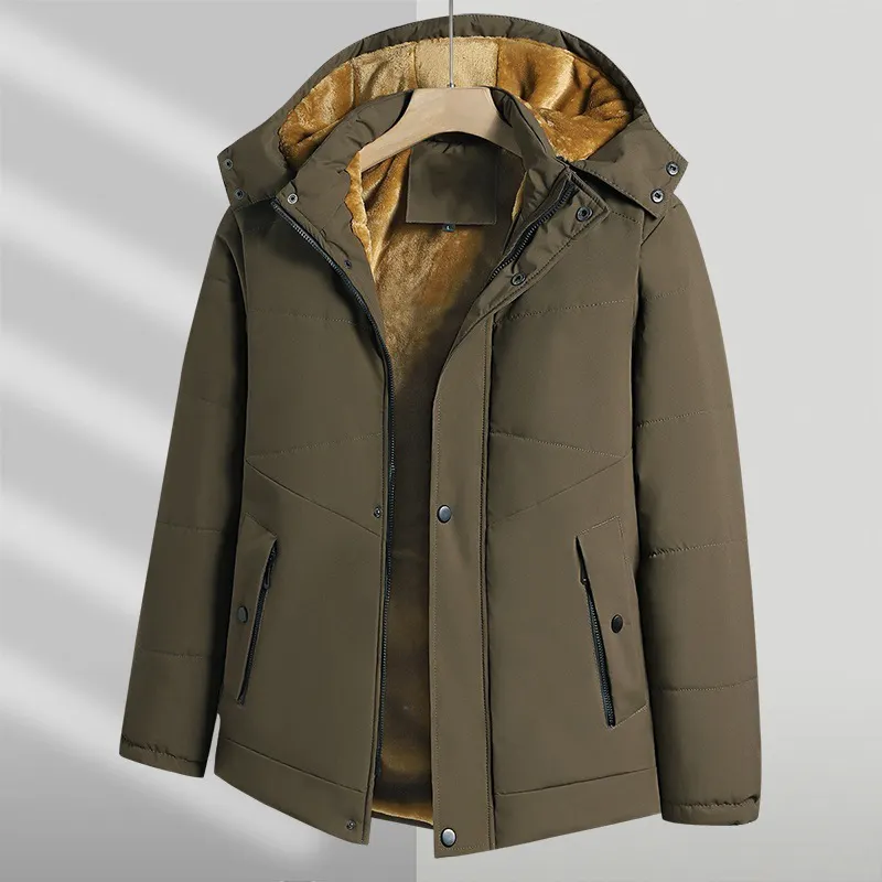 Оптовая продажа уличное теплое пальто с пузырьками одежда на заказ зимний капюшон флисовый пуховик для мужчин