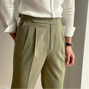 Pantaloni da uomo classici eleganti di alta qualità con prestazioni traspiranti e facili da pulire