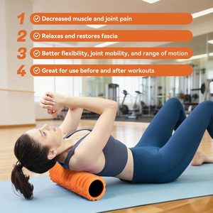 Rodillo de Espuma de Alta Densidad para Ejercicio y Recuperación Muscular, Rodillo de Yoga Hueco para Masajes, con Logotipo Personalizado - Product Image 3