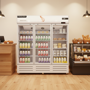 <span class=keywords><strong>Congélateur</strong></span> Commercial à Boissons et Bières à Affichage Numérique, Refroidissement par Air, Sans Givre, Vente Directe Usine, Prix Compétitifs, Couleurs Variées - Product Image 3