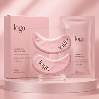 Patchs Hydrogel Véganes aux Algues Marines pour les Yeux, Approvisionnement en Gros Direct Usine OEM, Collagène, Logo Personnalisé, Anti-Rides, Action Profonde