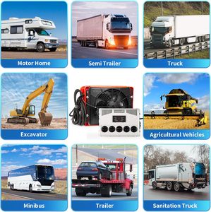 เครื่องปรับอากาศจอดรถอัจฉริยะ OEM 12V 24V ประหยัดพลังงาน เงียบสงบ สำหรับโรงงานและที่จอดรถ - Product Image 6